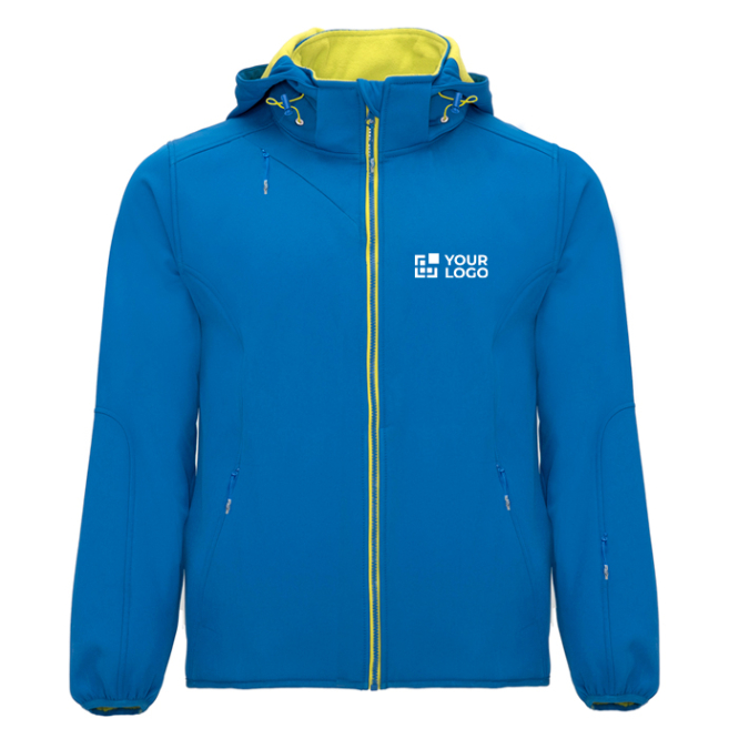 Softshelljacke 2 lagig mit Kapuze und Taschen Roly Direct Siberia 