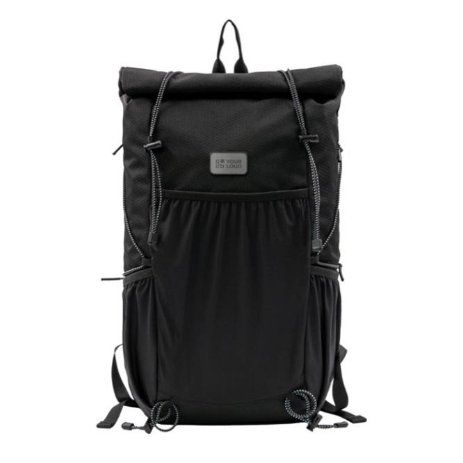 Polyester-Rolltop-Rucksack für 16