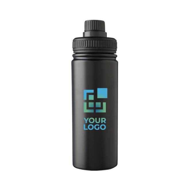 Edelstahlflasche mit Schraubverschluss und Griff, 500 ml
