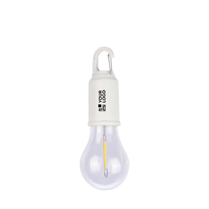 Wiederaufladbare Lampe in Form einer Glühbirne