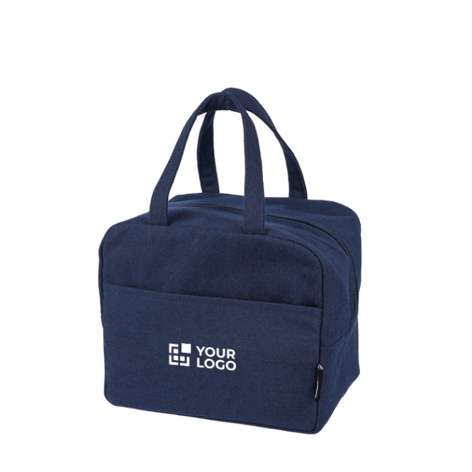 Kühltasche aus recyceltem Polycotton mit Aluminium-Innenfutter