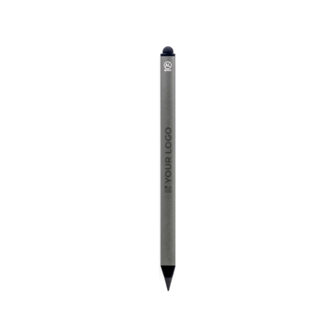 2-in-1-Aluminium-Kugelschreiber ohne Tinte mit Touchpen