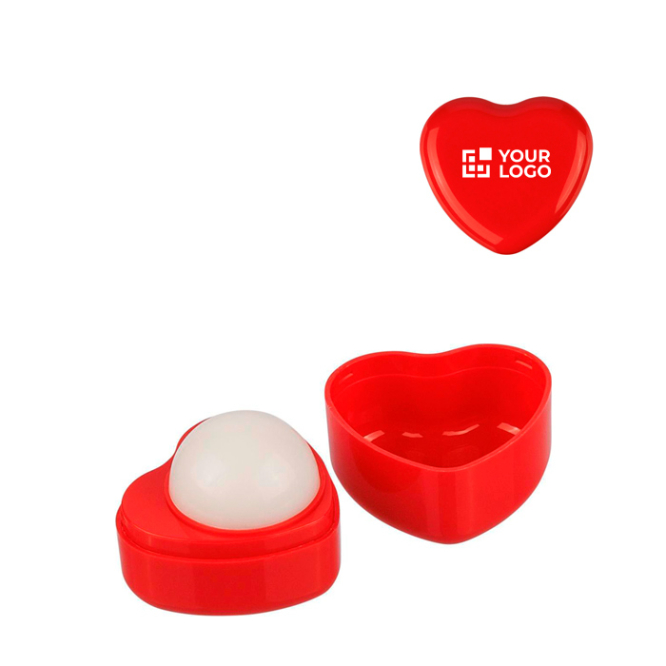 Herzförmiger Lippenbalsam mit Vanilleduft, 5,5 g