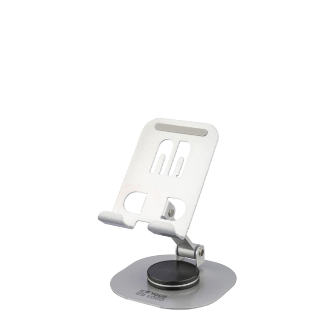 Klappbarer Handyhalter aus Aluminium mit 360°-Drehung