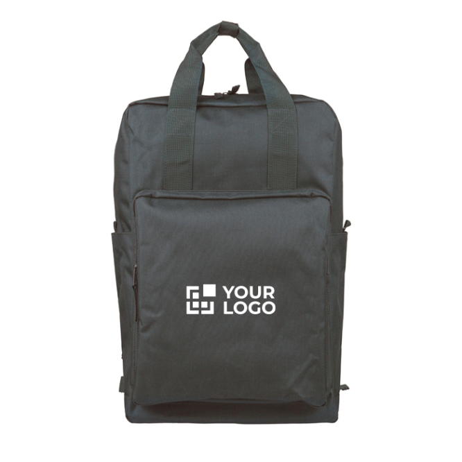 Rucksack aus recyceltem Polyester für Laptop 16'' mit Tragegriffen oben
