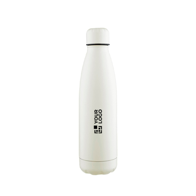 Tropffreie Trinkflasche aus recyceltem Edelstahl mit matter Oberfläche, 700 ml