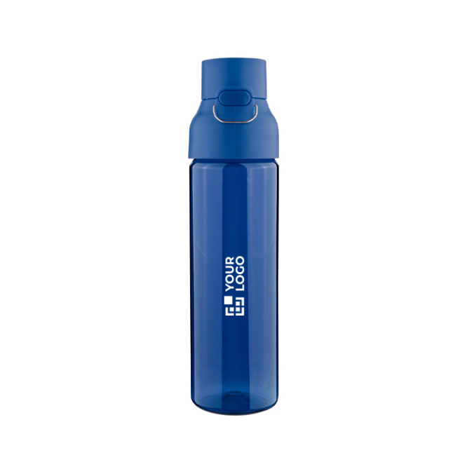 Robuste Tritan-Trinkflasche mit Klickverschluss und Tragegriff, 750 ml