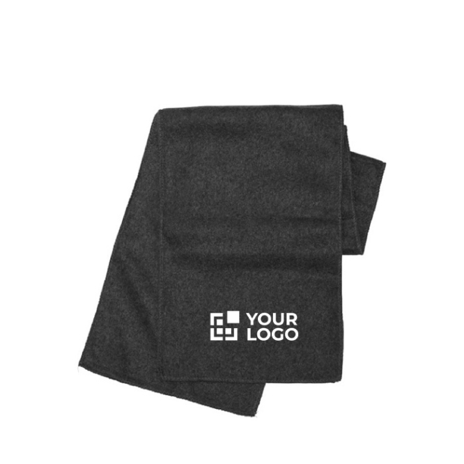 Fleece-Schal aus Polyester Ansicht mit Druckbereich