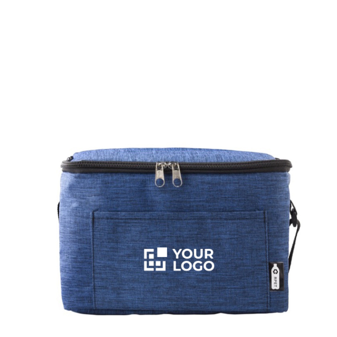 Polyester-Kühltasche für 6 Dosen mit Trageriemen