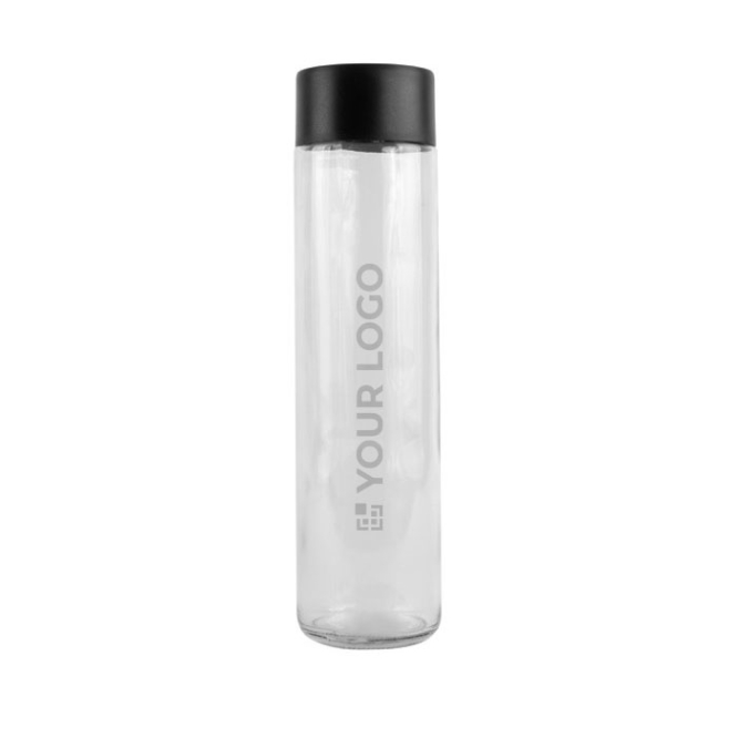 Glasflasche mit Verschluss aus recyceltem Kunststoff, 750 ml