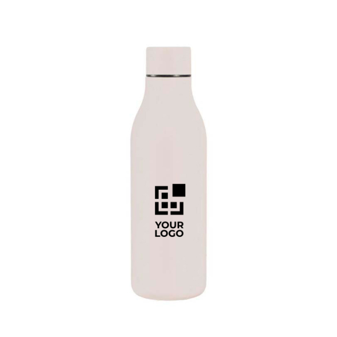 Doppelwandige Stahlflasche mit passendem Verschluss, 500 ml