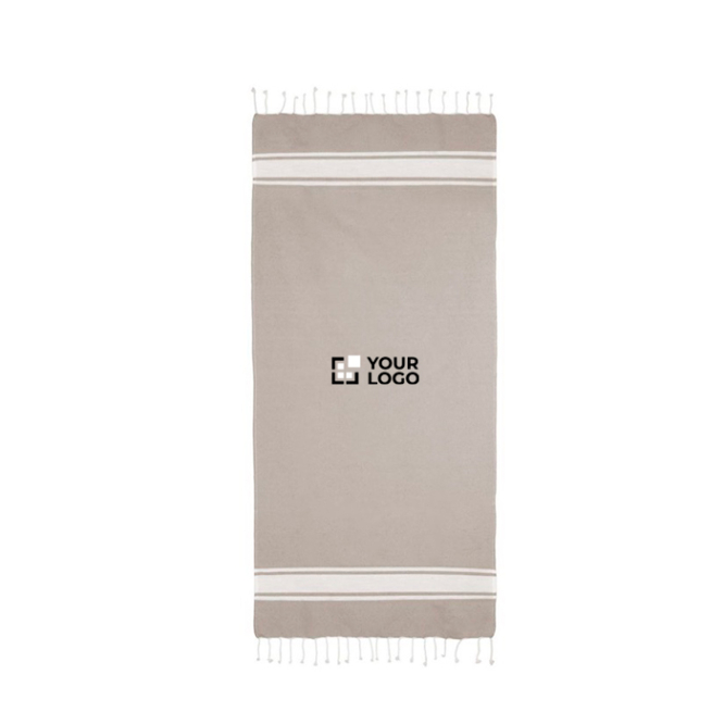 Strandtuch aus recycelter Baumwolle und Polyester, 150 g/m2