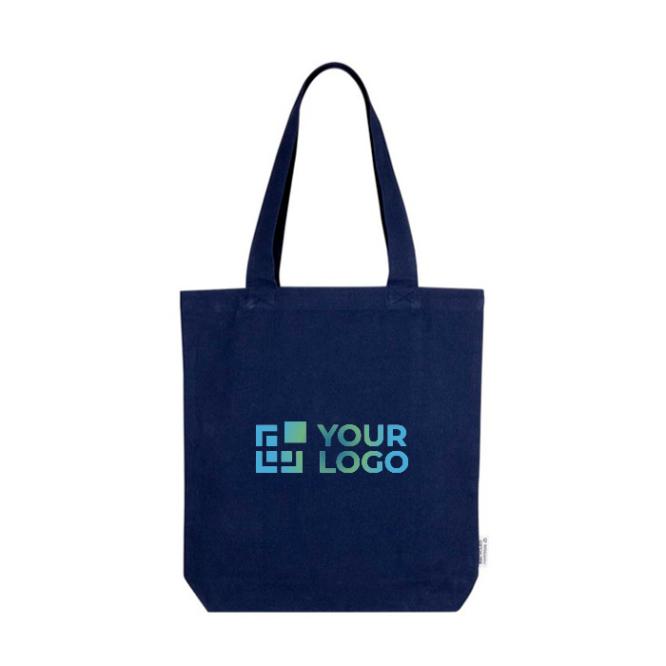 Tasche aus Recyclingbaumwolle in neutralen Farben, 320 g/m2
