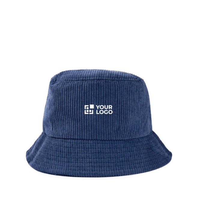 Unisex-Bob-Mütze aus weichem Cord zum Personalisieren