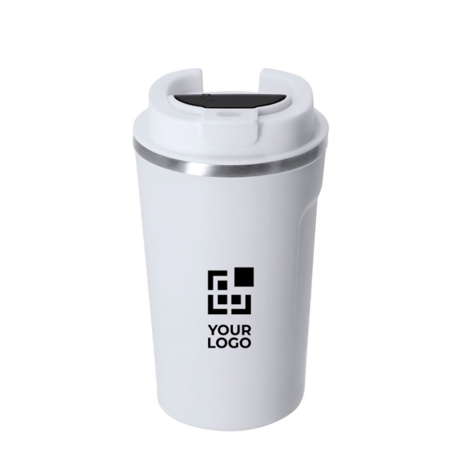 Becher aus recyceltem Edelstahl mit Temperaturanzeige 400 ml