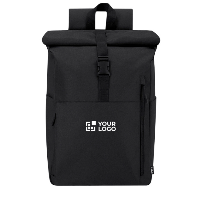 Rollbarer RPET-Laptop-Rucksack, geeignet für 15-Zoll-Trolleys