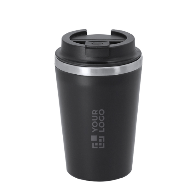 Thermobecher aus Edelstahl mit dichtem Deckel, 350 ml