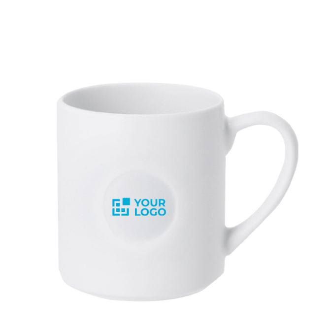 Matte Keramiktasse mit erhabener Fläche zur Personalisierung, 350 ml