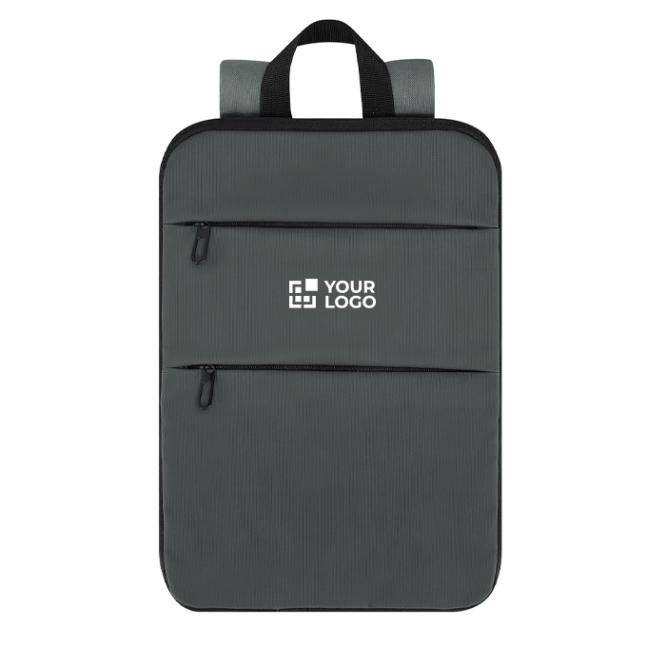 Erweiterbarer Rucksack aus Kunstleder mit 15