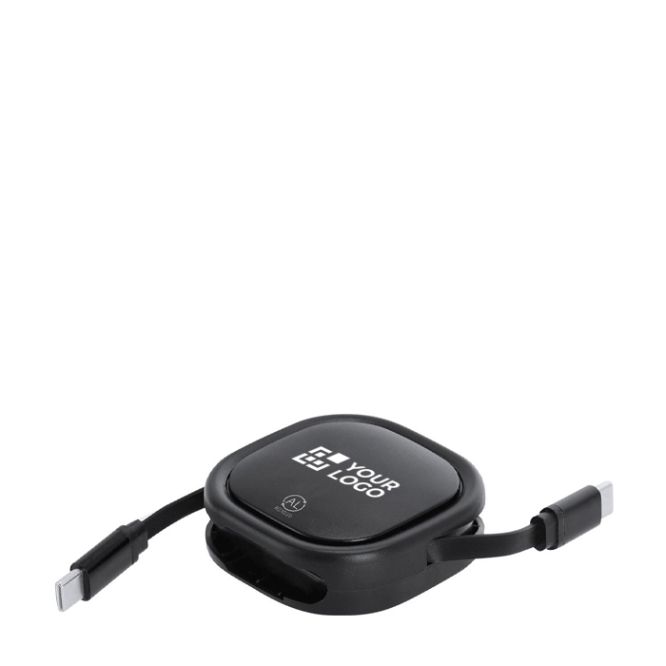 Ausziehbares USB-C-Ladekabel aus recycelten Materialien, 60 W