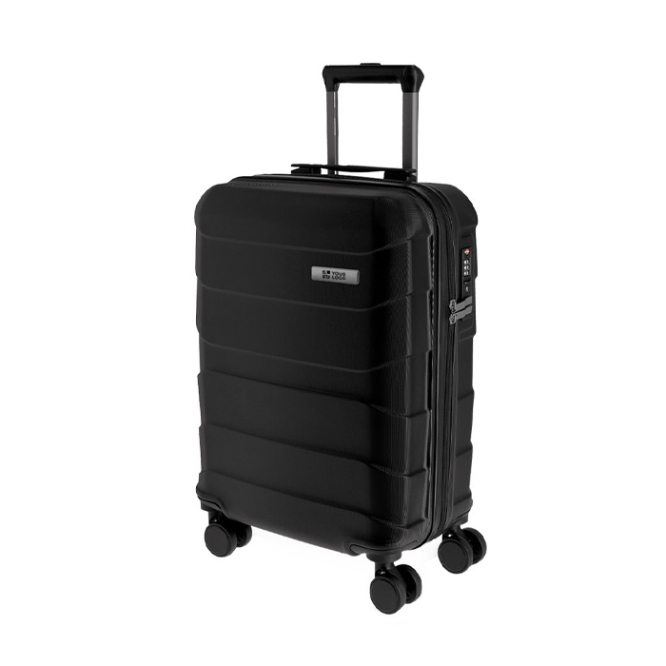Hartschalentrolley mit strukturierter Oberfläche und TSA-Schloss, 40 l