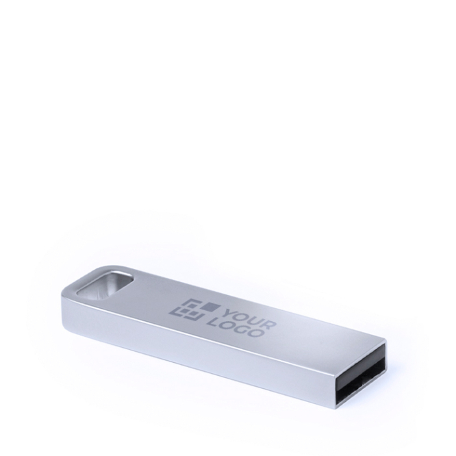 Minimalistischer Metall USB Stick, ideal für den Schlüsselbund