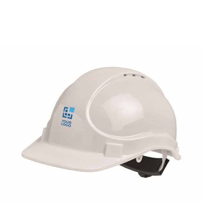Arbeitshelm mit verstellbarem Kinnriemen (zw. 52 und 62 cm)