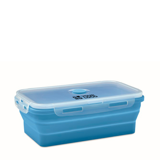 Faltbare Silikon-Lunchbox in vielen Farben, 1,2 L