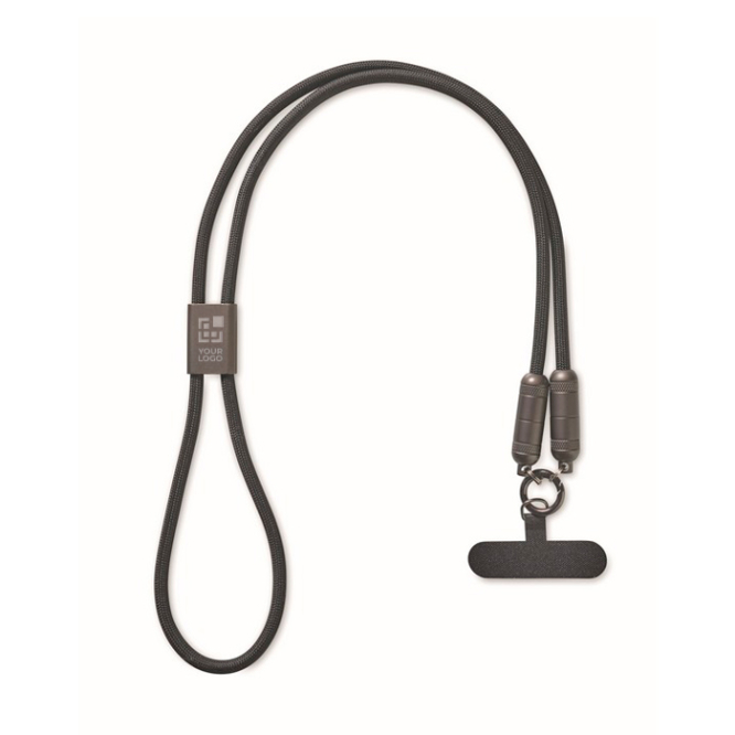 Lanyard für das Handy mit integriertem Ladekabel, 60 W