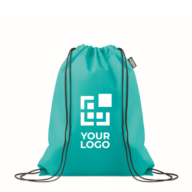 Kordelrucksack aus RPET-Vliesstoff 80 g/m²