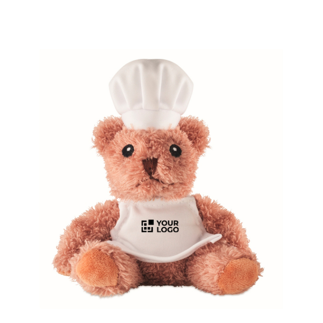 Polyester-Koch-Teddybär mit Kochmütze und Schürze