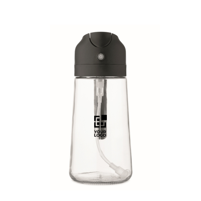 2-in-1 Ölspender aus Glas mit Deckel 450ml