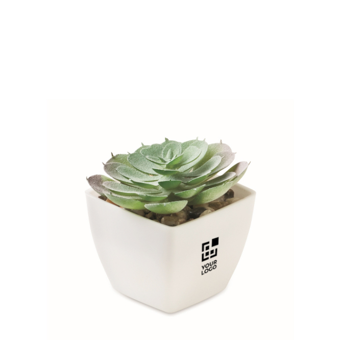 Mini-Kunstpflanze aus PP in Sukkulentenform Echeveria