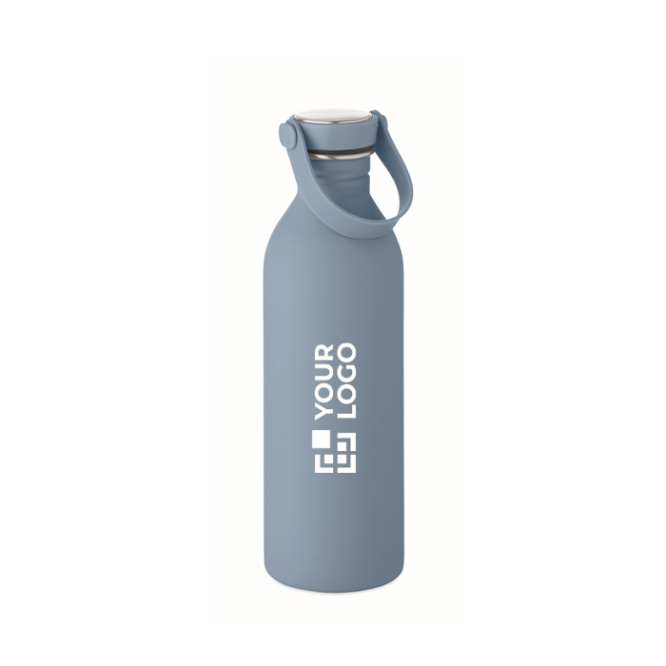 Edelstahlflasche mit Gummi-Finish 500 ml