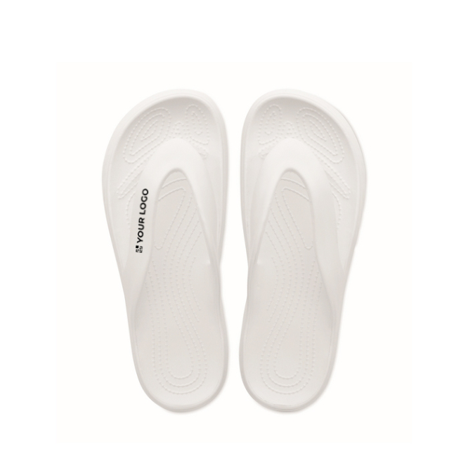 Personalisierbare Strand-Slipper aus Kunststoff