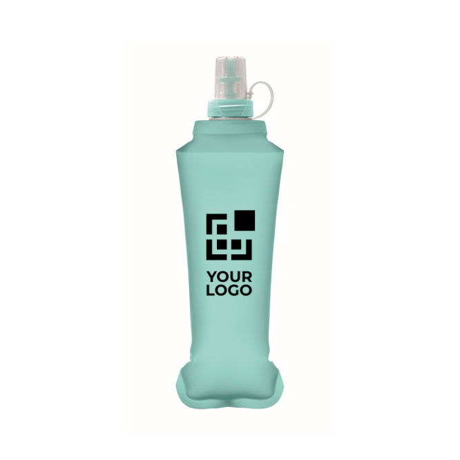 Faltbare Thermoplastik-Trinkflasche mit Beißventil 500 ml