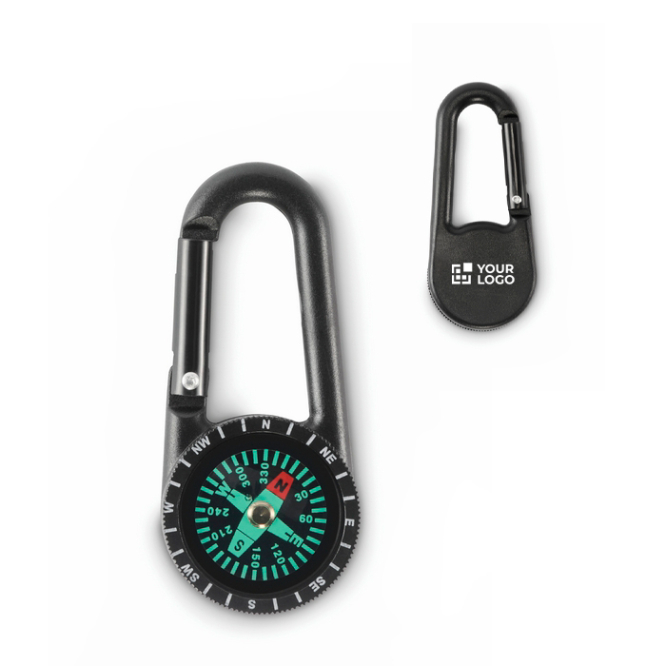 ABS-Kompass mit Karabiner für Outdoor-Aktivitäten