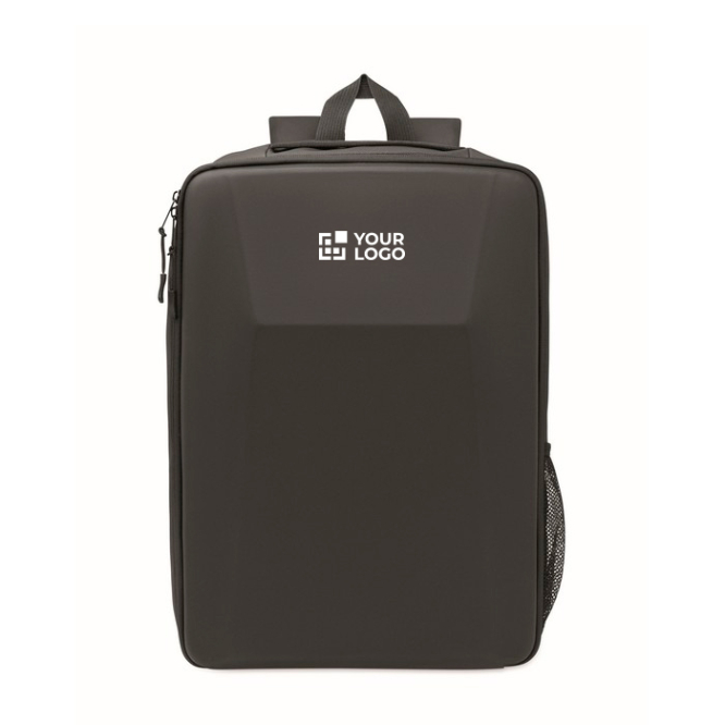 Laptop-Rucksack aus RPET 600D mit harter Front 15 Zoll