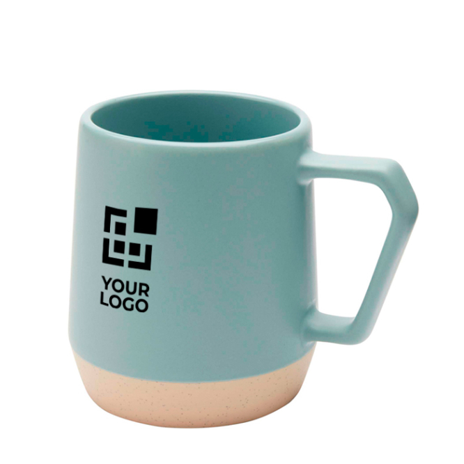 Matte Keramiktasse mit unglasiertem Boden, 300 ml