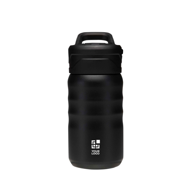 Sportflasche mit ausklappbarem Strohhhalm, 350 ml