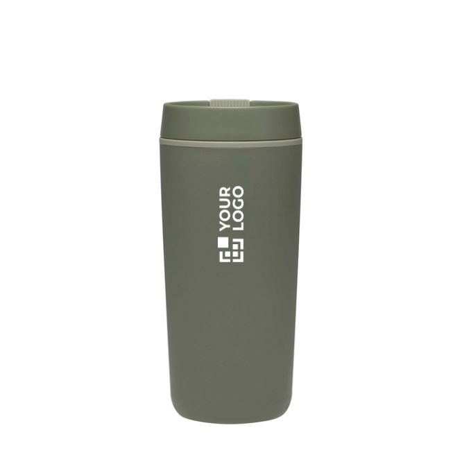 Doppelwandiger Thermobecher mit Schraubdeckel und Schiebeverschluss, 480 ml