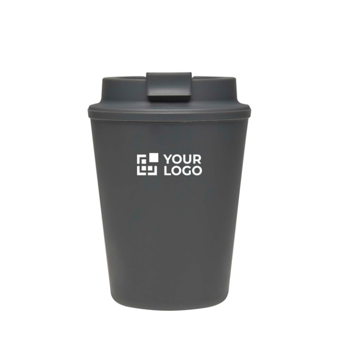 Doppelwandiger Thermobecher mit auslaufsicherem Schraubdeckel, 300 ml