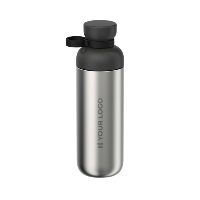 Trinkflasche aus recyceltem Edelstahl mit zwei Öffnungen, 700 ml, Mepal