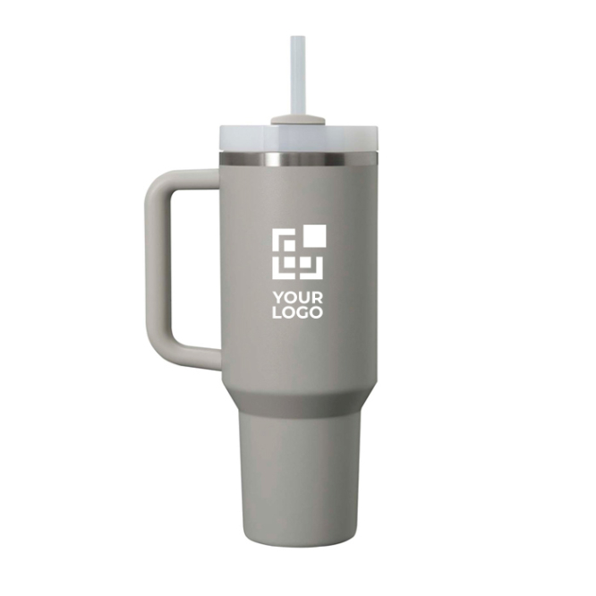 Stanley Thermobecher 890 ml mit Drehdeckel und wiederverwendbarem Trinkhalm