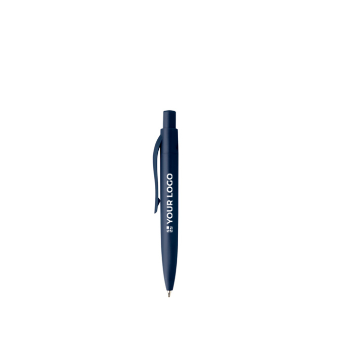 Mini-Kugelschreiber aus RCS-zertifiziertem recyceltem Kunststoff mit blauer Tinte