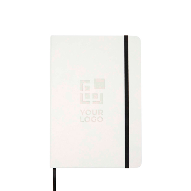 Notizbuch mit Hardcover und liniertem Steinpapier, A5