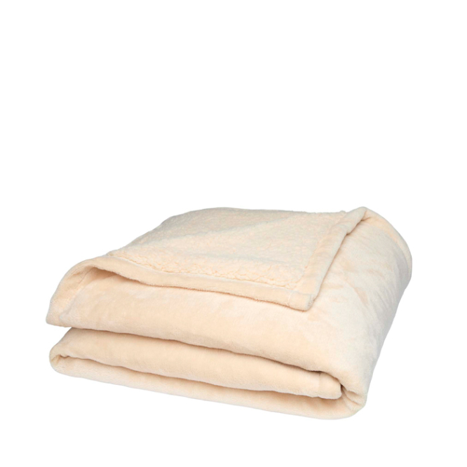 Recycelte Sherpa-Decke mit weichem, angenehmem Griff 126 × 152 cm