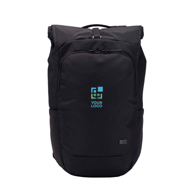Erweiterbarer Laptop-Rucksack aus Polyester mit Rolltop-Verschluss 17