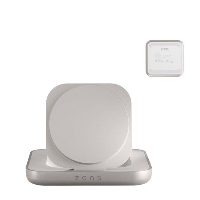 Magnetisches Qi2-Ladegerät für den Nachttisch mit USB-C-Kabel 15 W Zens