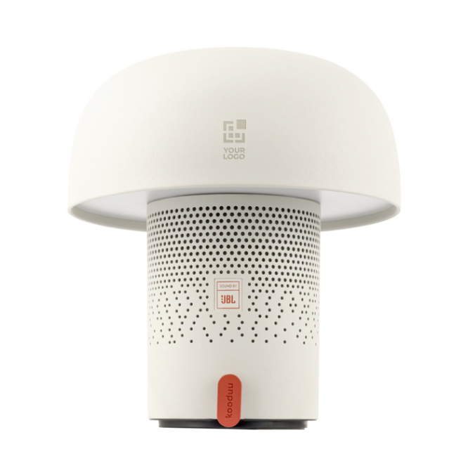 Stahl-/Kunststoff-Lautsprecher mit dimmbarer LED-Lampe Kooduu 10W